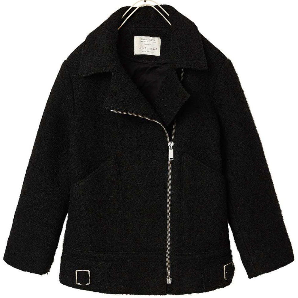 ZARA - GirlsTerry Motto Jacket